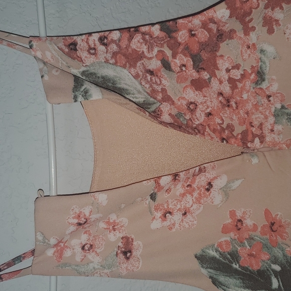 Lulus Daley Blush Floral Print Sleeveless Maxi Dress - Picture 4 of 5